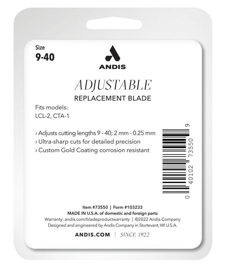 Andis 5-in-1 Ayarlanabilir - Gold | Pet Tıraş Makinesi Bıçağı (40-30-15-10-9) (73550)