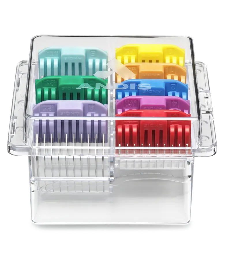 Andis Ayarlanabilir Bıçak Uyumlu | Paslanmaz Çelik 8’li Tarak Seti (24650)