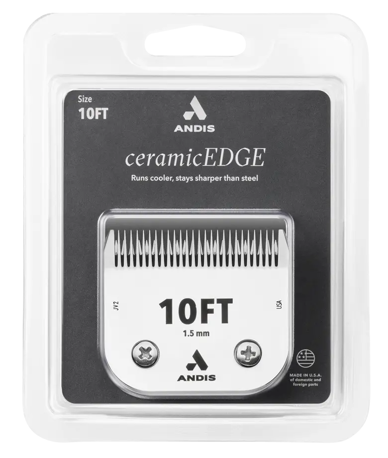 Andis CeramicEdge® #10FT | (22T Üst / 26T Alt) Pet Tıraş Makinesi Bıçağı (560192)