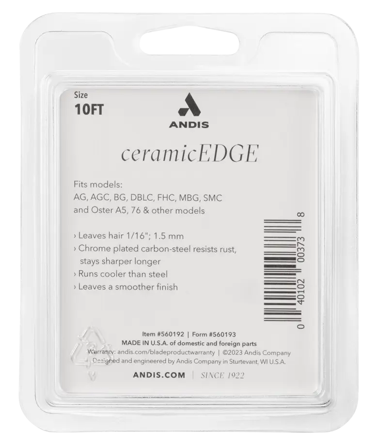 Andis CeramicEdge® #10FT | (22T Üst / 26T Alt) Pet Tıraş Makinesi Bıçağı (560192)