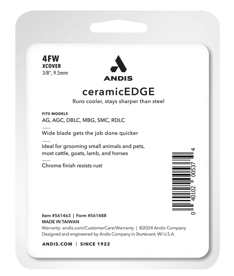 Andis CeramicEdge® #4FW Numara XCover | Pet Tıraş Makinesi Bıçağı (561463)