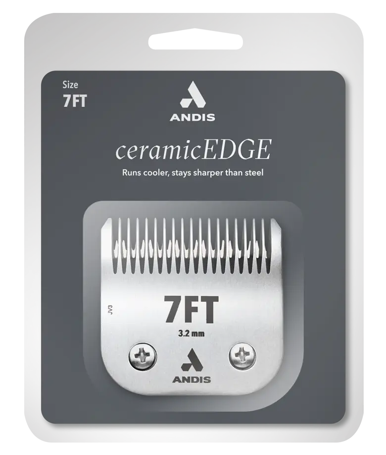 Andis CeramicEdge® #7FT | (24T Üst / 17T Alt) Pet Tıraş Makinesi Bıçağı (560208)