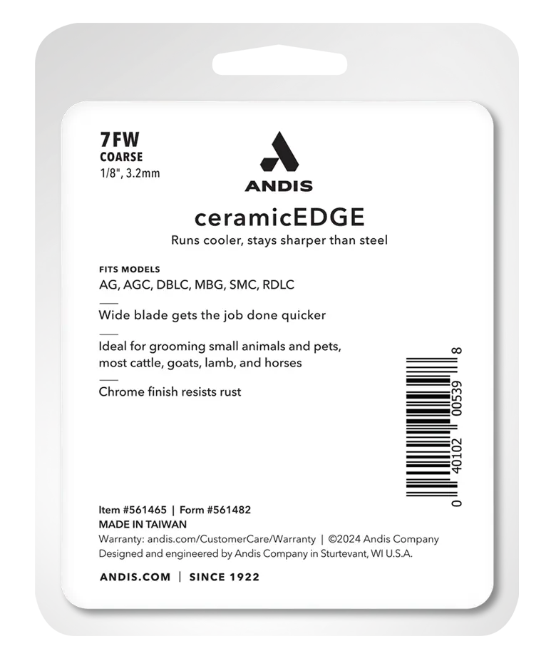 Andis CeramicEdge® #7FW Numara | Pet Tıraş Makinesi Bıçağı (561465)