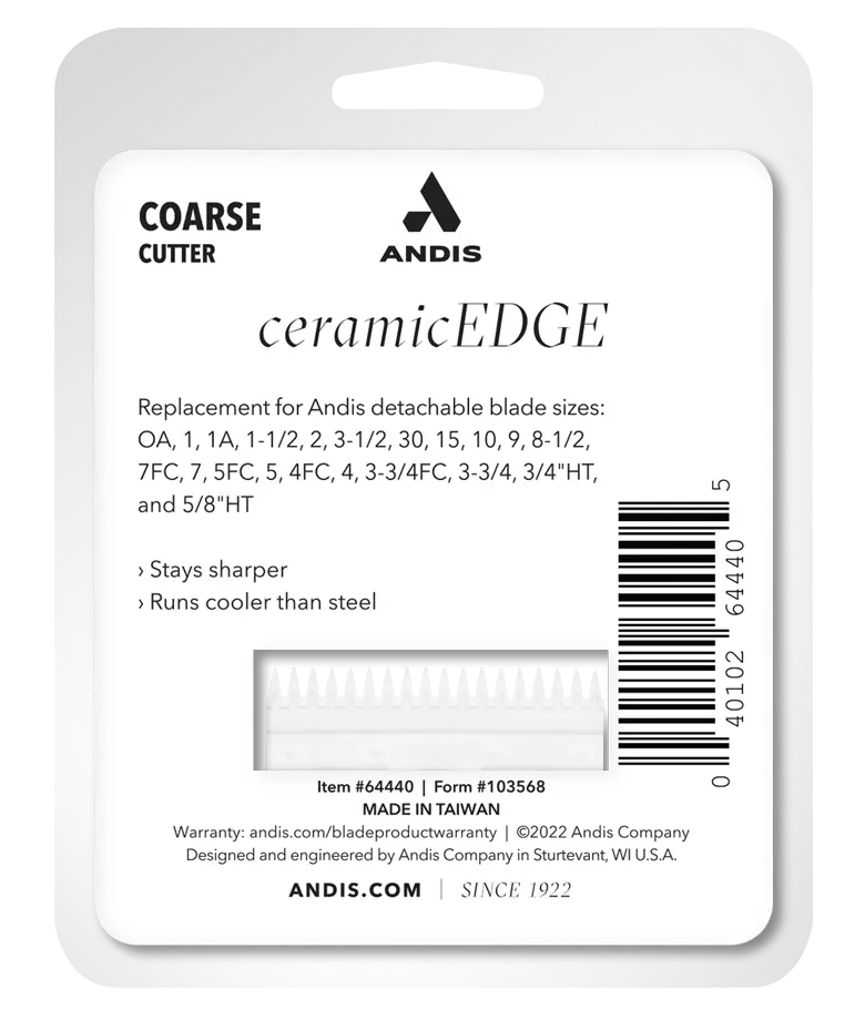 Andis CeramicEdge® Coarse | Pet Tıraş Makinesi Bıçağı (64440)