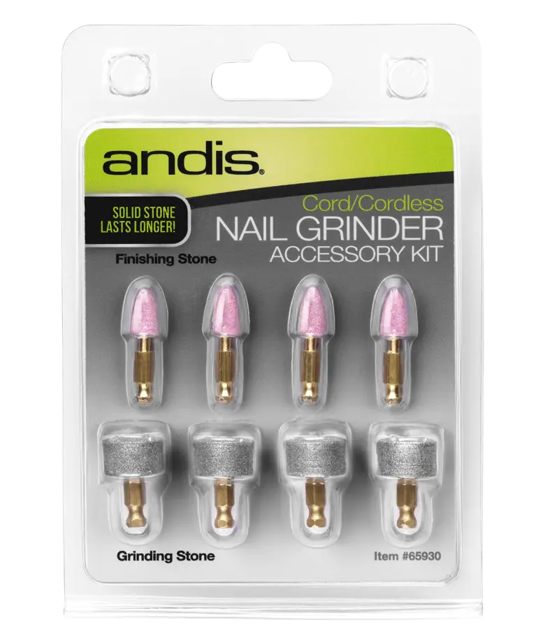 Andis Cord/Cordless Nail Grinder | Yedek Aksesuar Seti (65930)