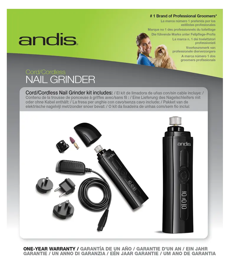 Andis Kablosuz Kedi/Köpek | Tırnak Törpüsü (65925)