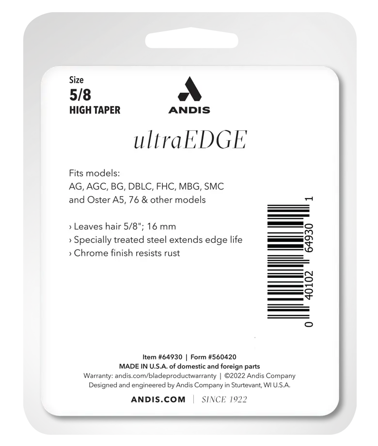 Andis UltraEdge® 5/8HT Numara | Pet Tıraş Makinesi Bıçağı (64930)