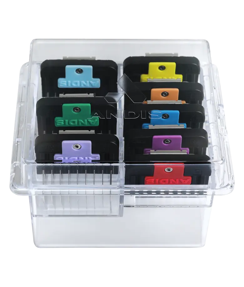 Andis Universal Paslanmaz Çelik Ekstra Bıçaklı 8 Parça Tarak Seti (24845)