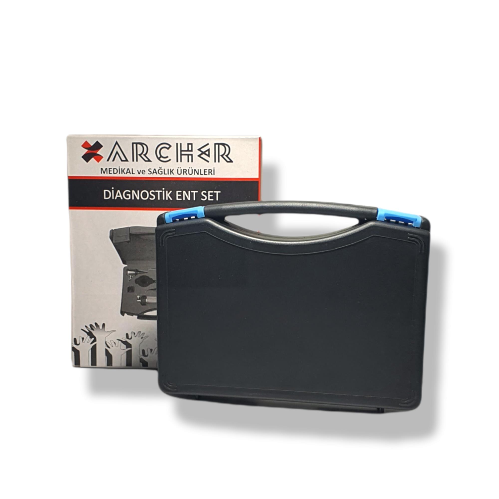 Archer Diagnostik Set Ent Otoskopoftalmaskop Set