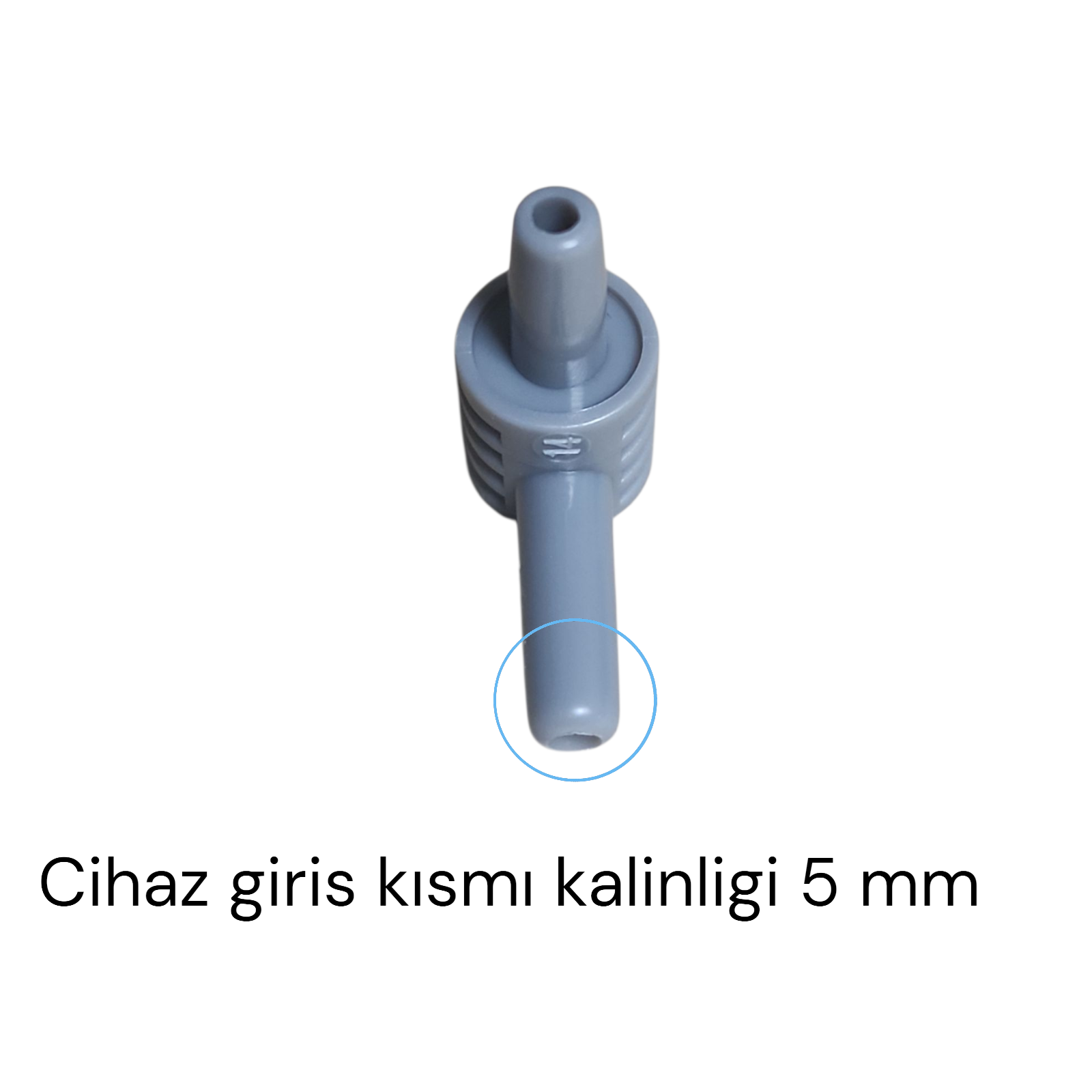 Archer Dijital Tansiyon Aleti Konnektör Jak Bağlantı Aparatı Gri L Tıp 5 Mm