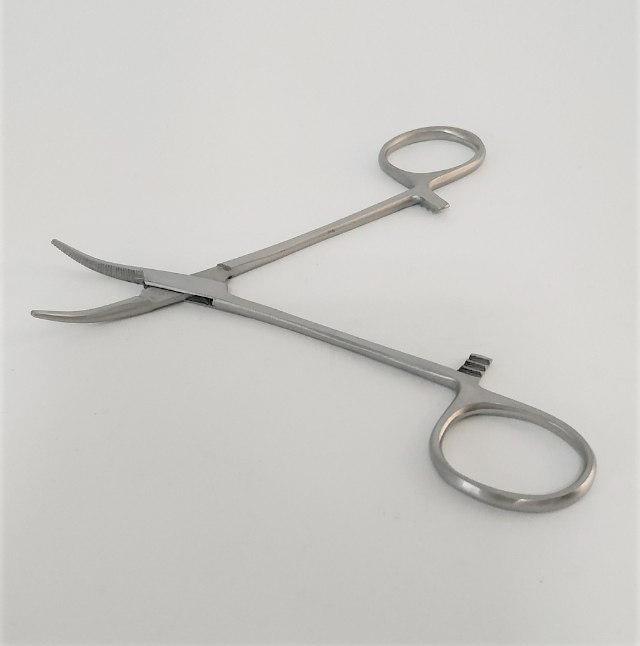 Archer Eğri Uçlu Portegü (İğne Tutucu) Mosquito Pensi 12 Cm