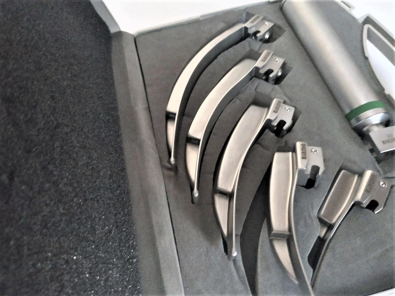 Archer Fiber Optik Laringaskop Seti 5 Blade G Profile No:01234