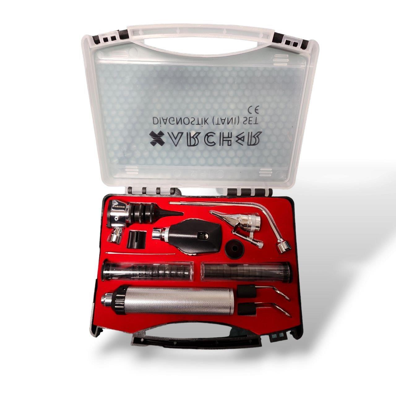 Archer Lüx Diagnostik Set Ent Otoskopoftalmaskop Set