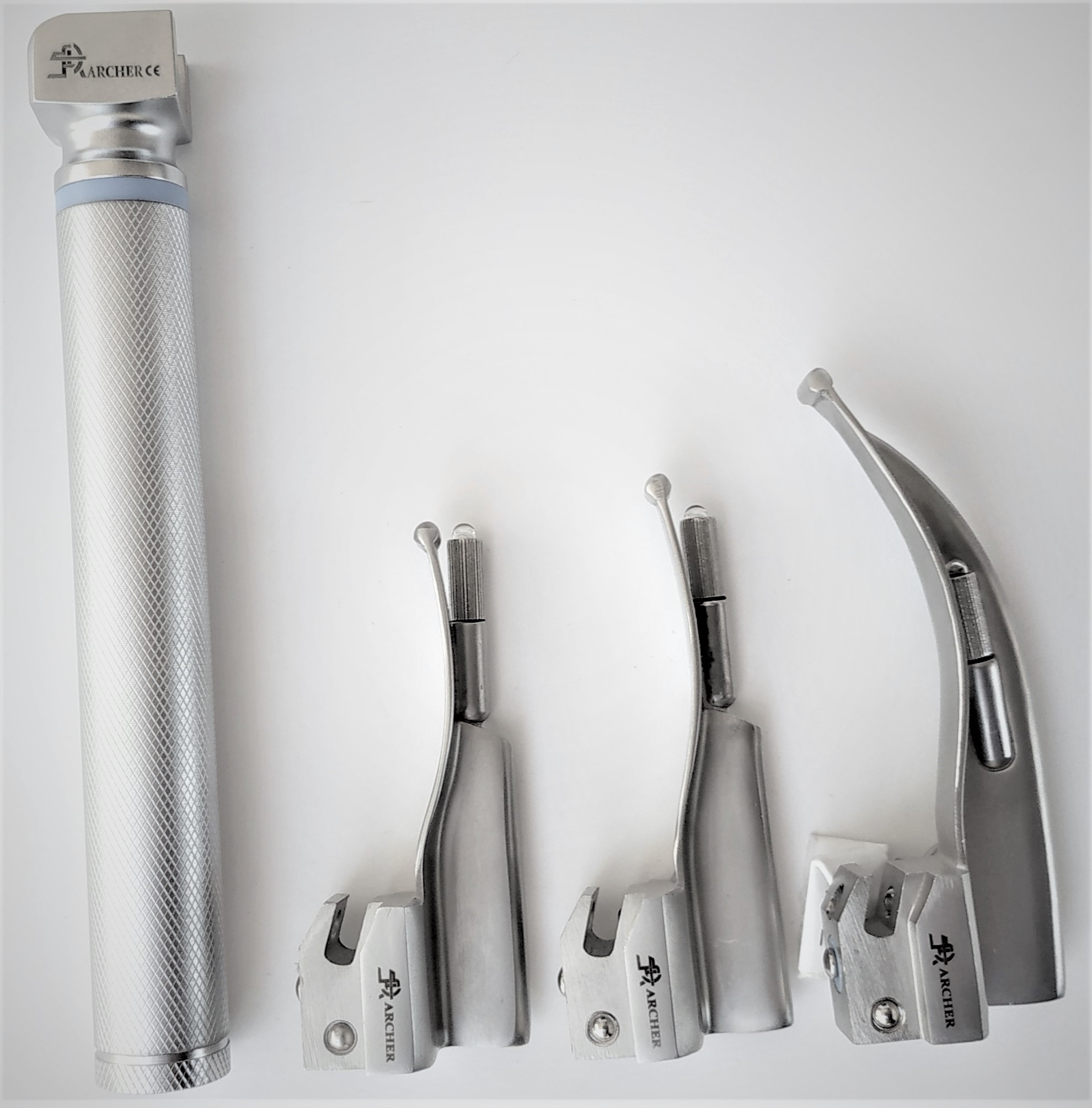 Archer Pedİatrİk Larİngaskoplarİngoskop Set No:0001 EĞrİ Blade