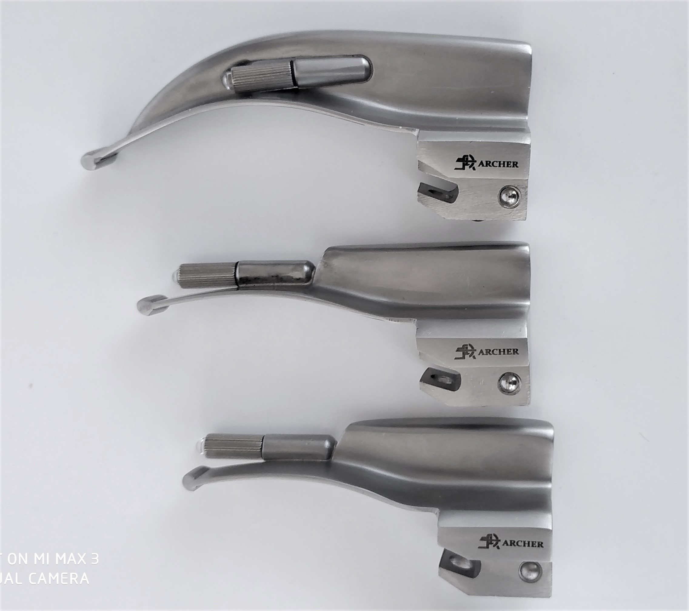 Archer Pedİatrİk Larİngaskoplarİngoskop Set No:0001 EĞrİ Blade