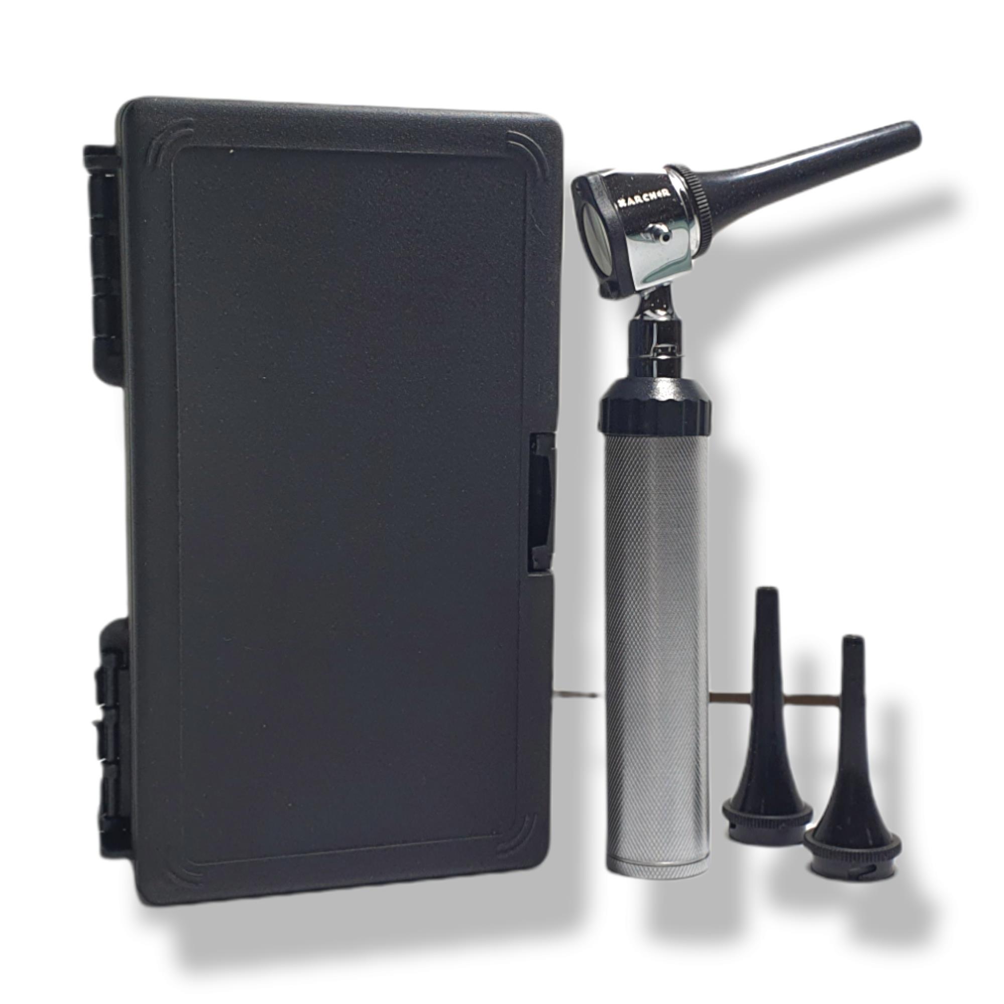 Archer Veteriner Otoskop Seti Metal Handle Led Beyaz ışık