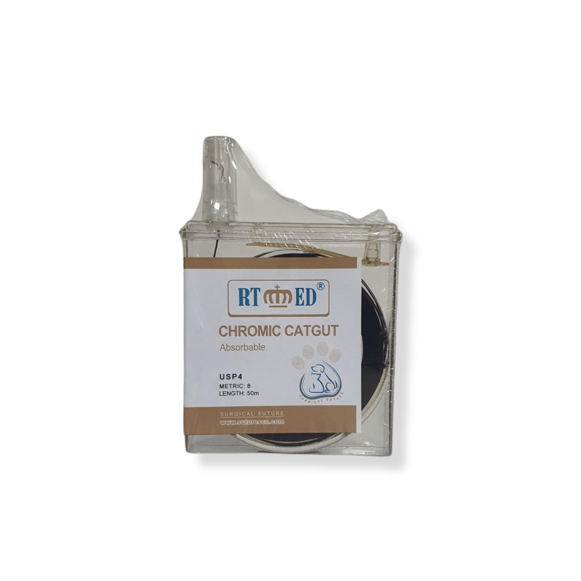 Chromic Kaset Katküt Usp No:4 8 Metric 50 M