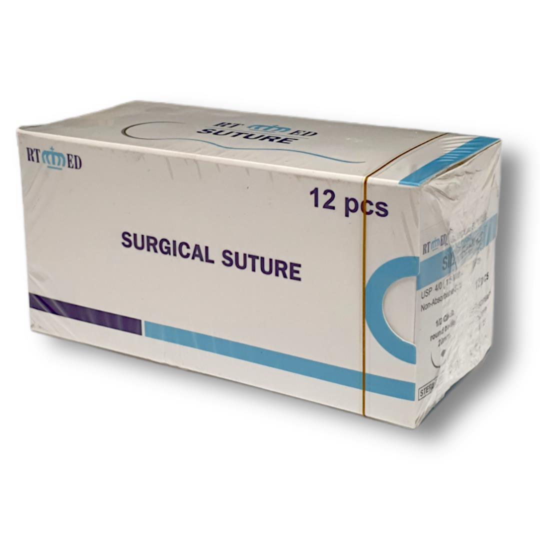 İpek Cerrahi İplik-sütur Silk 12 Li No:4/0 Yuvarlak