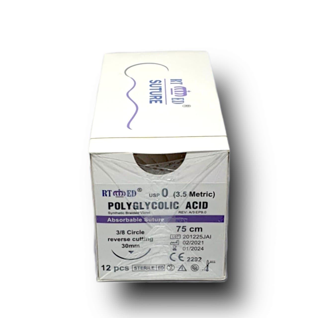 Pga (polyglycolic) Emilebilir No:0 Keskin Cerrahi İplik Sütur