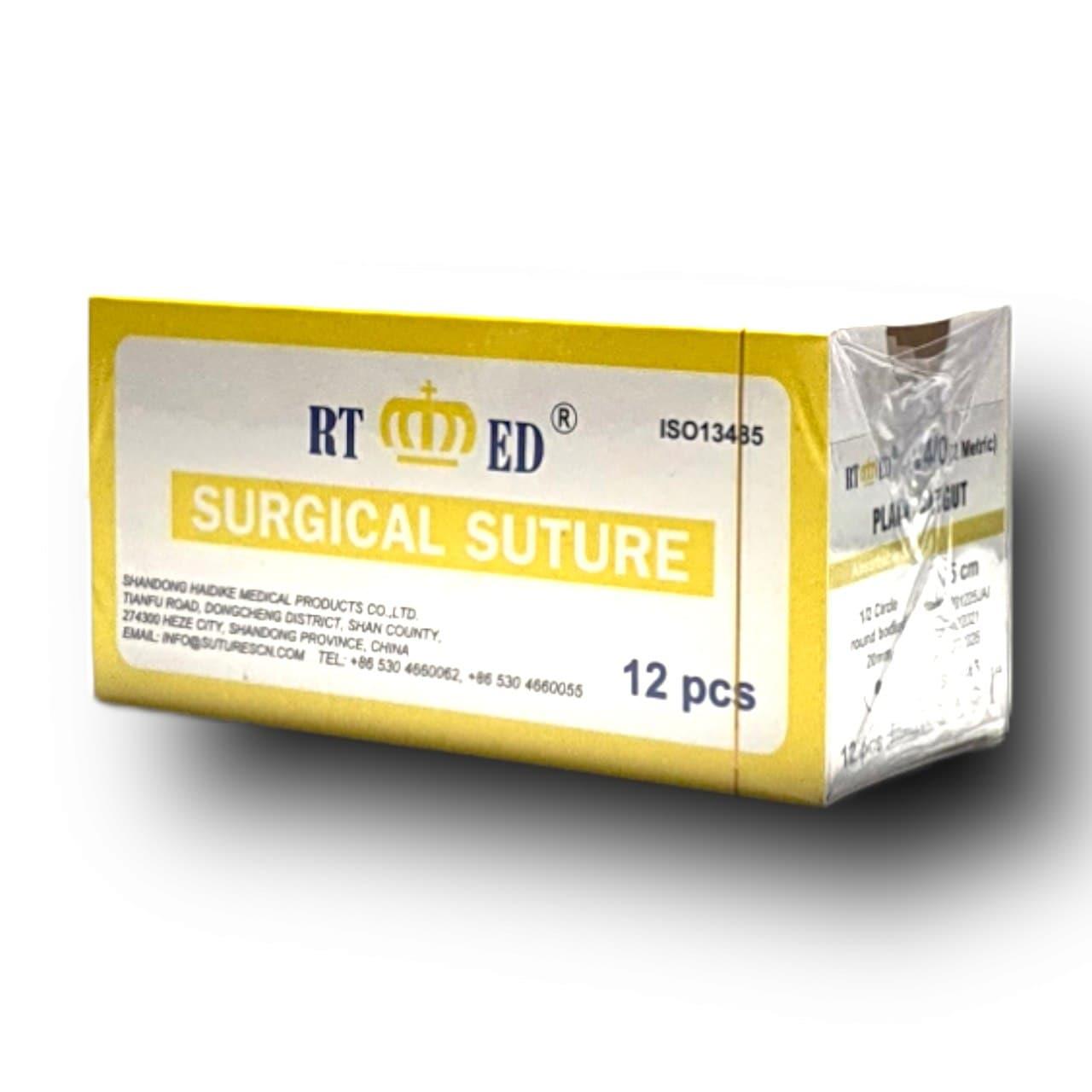 Plain Katküt 3/0 Yuvarlak 1/2 20 Mm