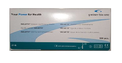 Vacuette Greiner Bio One Vacutainer Kan Alma İğnesi 21 G 100 Adet