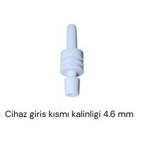 Archer Dijital Tansiyon Aleti Konnektör Jak Bağlantı Aparatı Beyaz Düz Tip 4.6 Mm