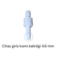 Archer Dijital Tansiyon Aleti Konnektör Jak Bağlantı Aparatı Beyaz Düz Tip 4.6 Mm