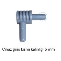 Archer Dijital Tansiyon Aleti Konnektör Jak Bağlantı Aparatı Gri L Tıp 5 Mm