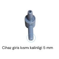 Archer Dijital Tansiyon Aleti Konnektör Jak Bağlantı Aparatı Gri L Tıp 5 Mm