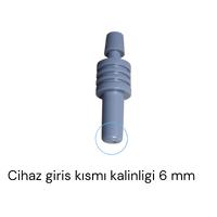 Archer Dijital Tansiyon Aleti Konnektör Jak Bağlantı Aparatı Gri Düz Tıp 6 Mm