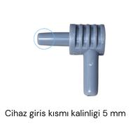 Archer Dijital Tansiyon Aleti Konnektör Jak Bağlantı Aparatı Gri L Tıp 5 Mm