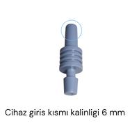 Archer Dijital Tansiyon Aleti Konnektör Jak Bağlantı Aparatı Gri Düz Tıp 6 Mm