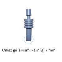 Archer Dijital Tansiyon Aleti Konnektör Jak Bağlantı Aparatı Gri Düz Tıp 7 Mm