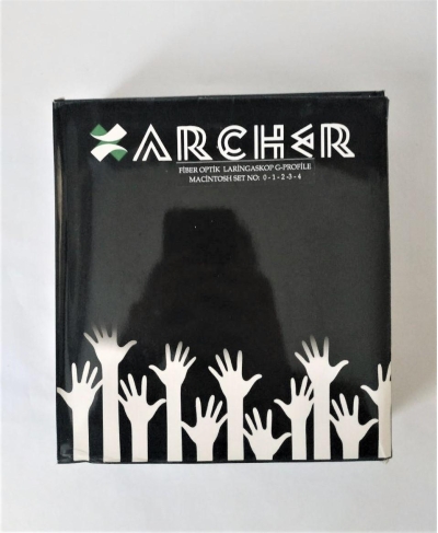 Archer Fiber Optik Laringaskop Seti 5 Blade G Profile No:01234